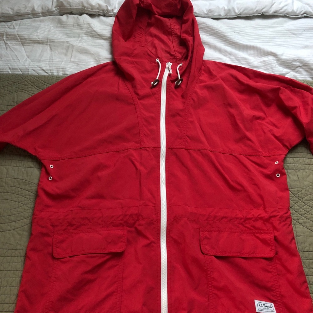 Vintage LL Bean Size Large Windbreaker Rain Jacket